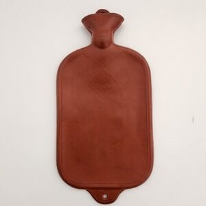 Vintage 40 Deluxe‎ hot water bottle red rubber original stopper